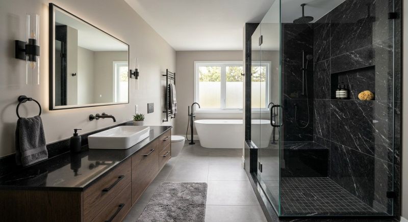 Granite Shower Installation in Hillsboro, OH