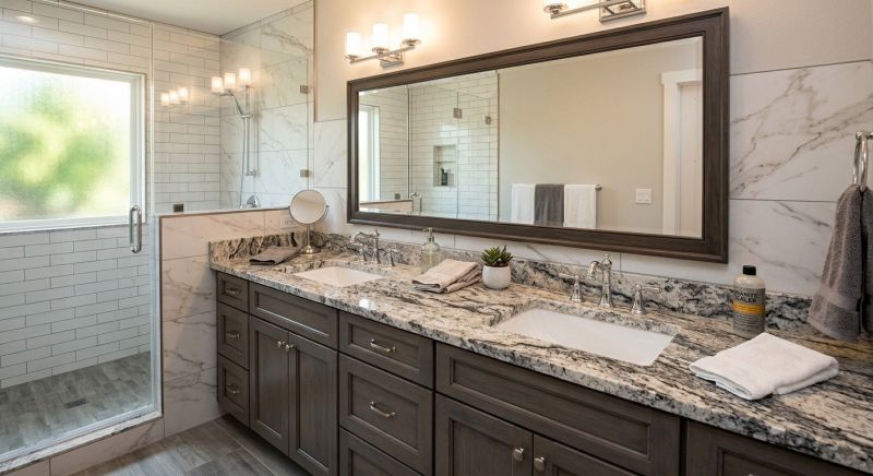 Granite Shower Installation in Hillsboro, OH
