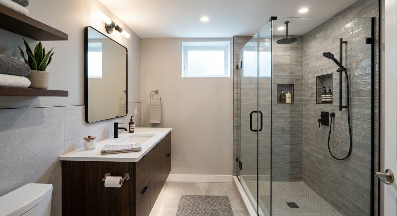 Granite Shower Installation in Hillsboro, OH